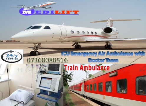 Medilift Air Ambulance Servcies in Patna