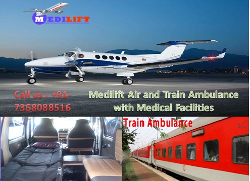 Medilift Air Ambulance from Delhi